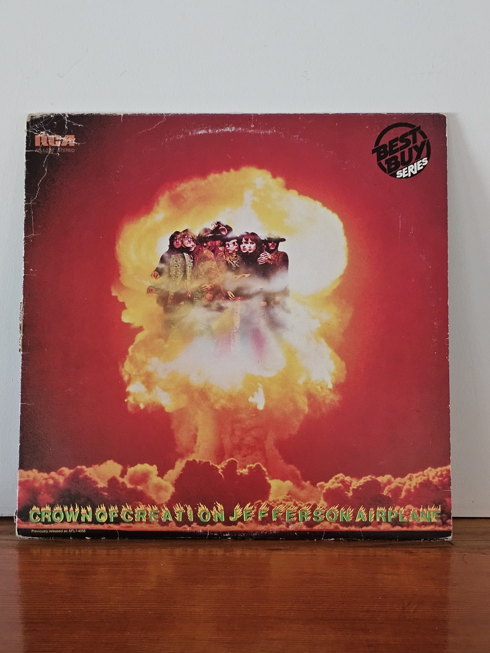 Jefferson Airplane - Crown of Creation Vinyl LP (1980 Canada, RCA AYL1-3797) VG